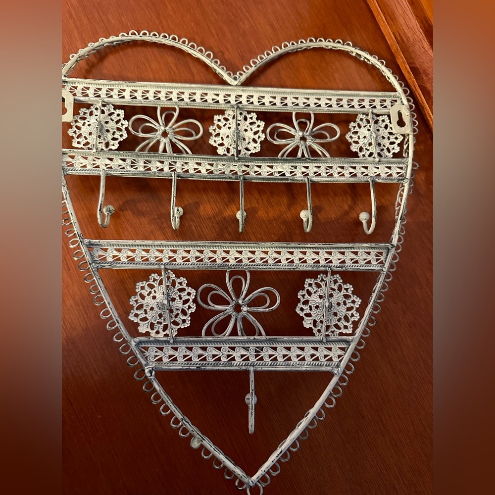 Heart Shaped Key Holder/ Jewelry Holder